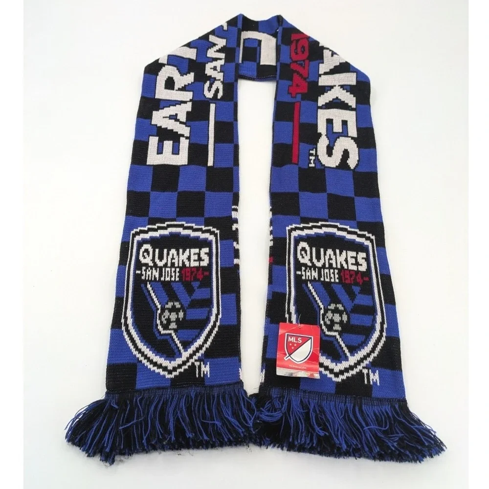 San Jose Quakes 1974 Roughneck‎ Blue Scarf Soccer MLS Football